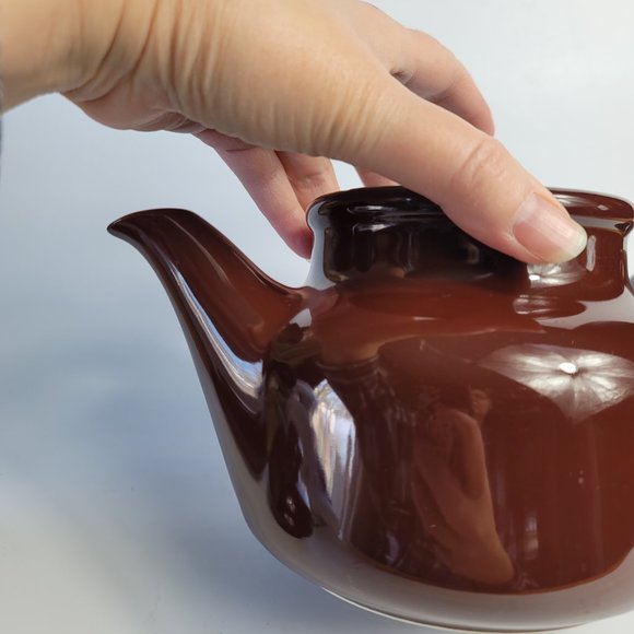 Vintage 1983 Rondo Brown Tea Pot and Lid Gail Styn Sutton - Picture 11 of 12